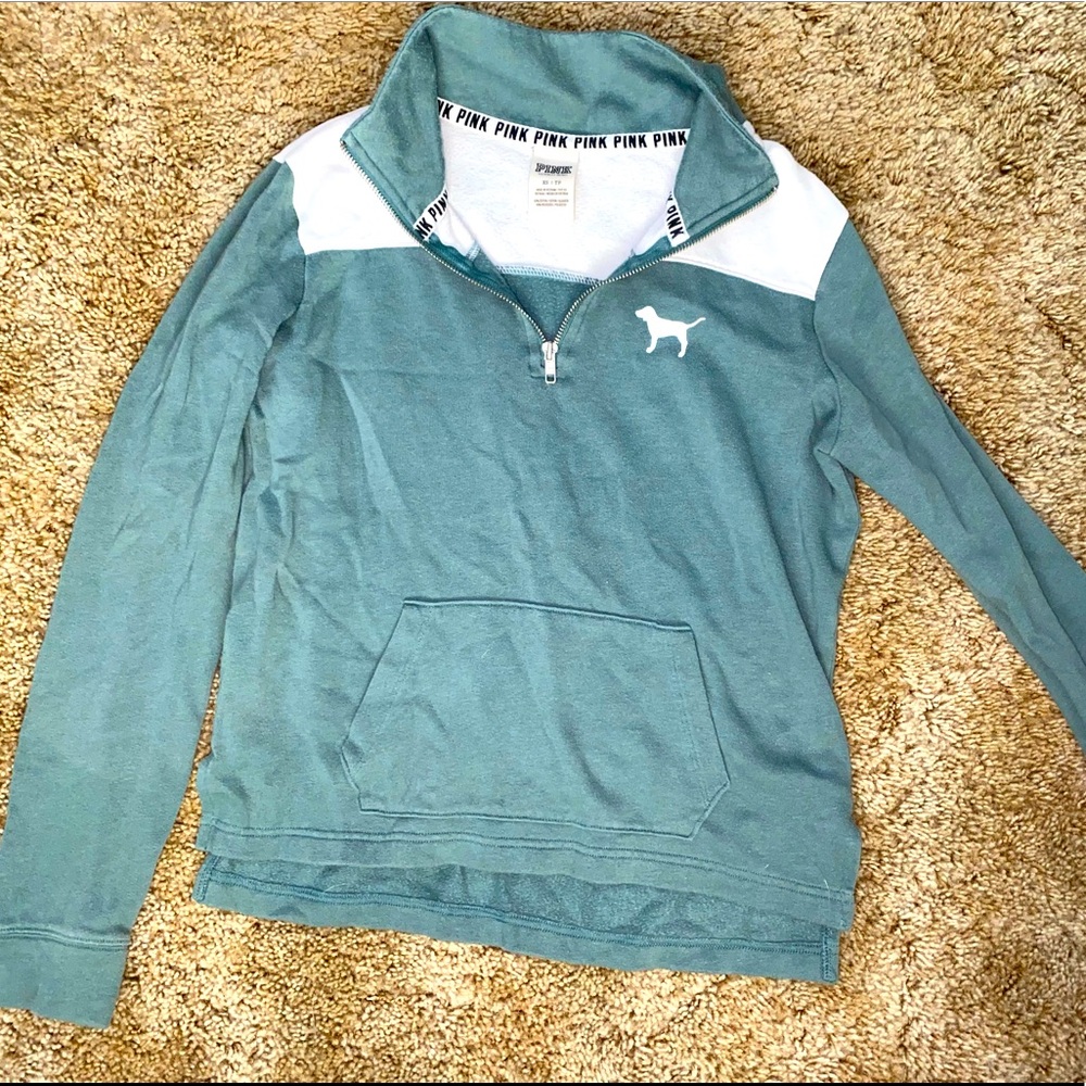 PINK quarter-zip